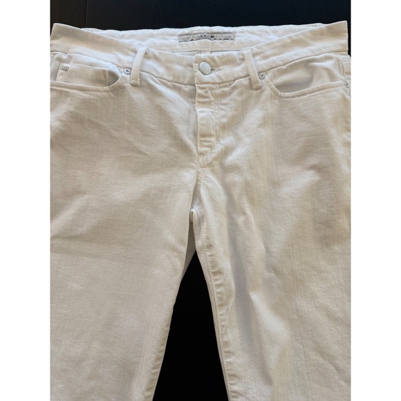 Joe's Jeans Low-Rise Socialite Kicker Womens 29 Bright White Stretch Ankle Denim - Picture 6 of 14